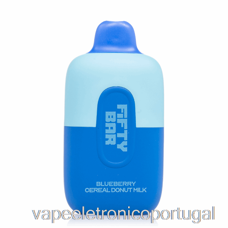 Vape Eletrônico Cinquenta Bar 6500 Leite De Donut De Cereal De Mirtilo Descartável